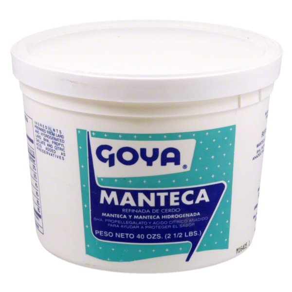 slide 1 of 1, Goya Lard Manteca, 2.5 lb