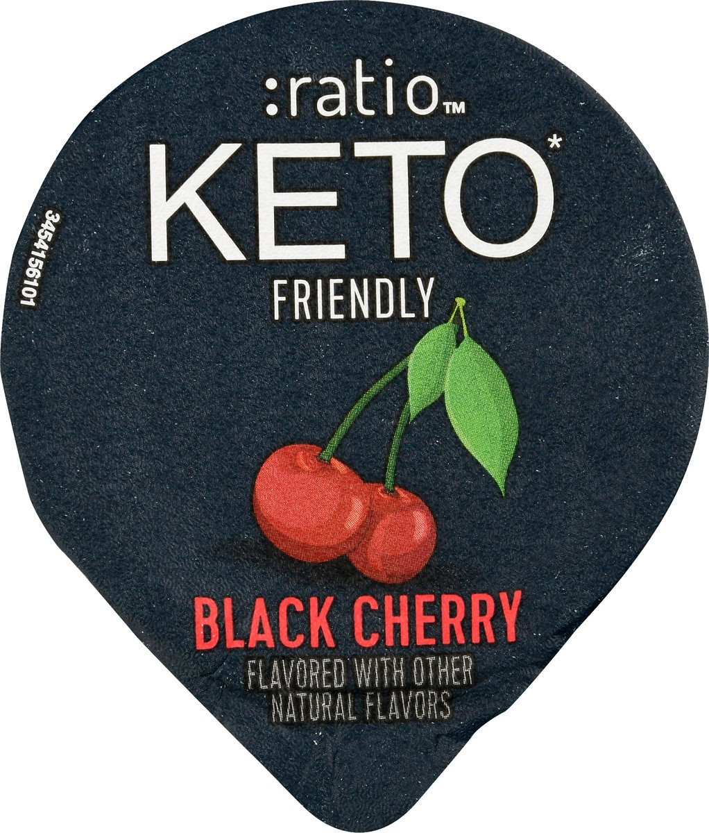 slide 9 of 11, :ratio Trio Yogurt Cultured Dairy Snack, Black Cherry, 1g Sugar, Keto Yogurt Alternative, 5.3 oz, 5.3 oz