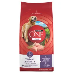 Purina ONE High Protein Dry Senior Dog Food Plus Vibrant Maturity Adult 7 Plus Formula