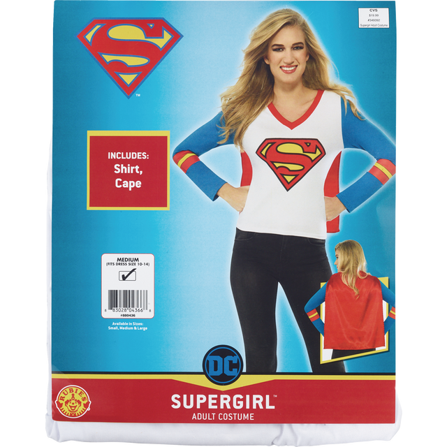 slide 1 of 1, Rubies Costume Co. Adult Supergirl Costume, 1 ct