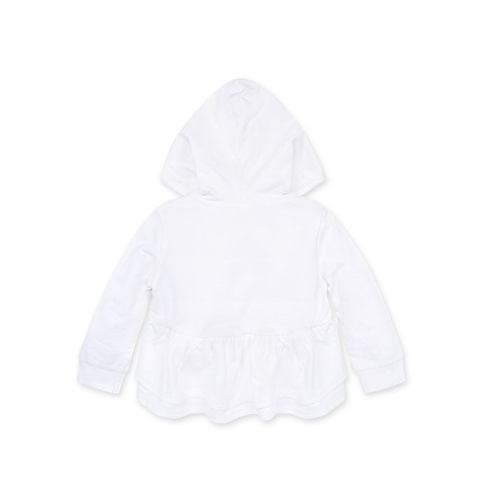 slide 2 of 2, Burt's Bees Baby Newborn Hooded Jacket - White, 1 ct