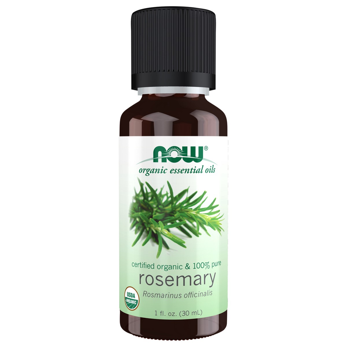 slide 1 of 4, NOW Rosemary Oil, Organic - 1 fl. oz., 1 fl oz