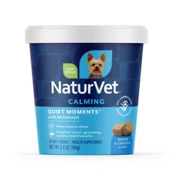 NaturVet Quiet Moments Calming Aid Dog Soft Chews