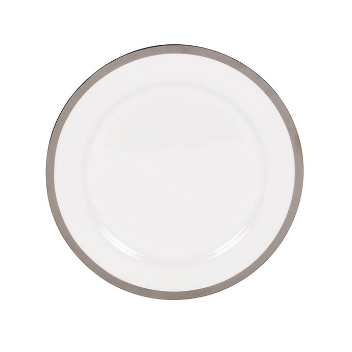 slide 1 of 1, Nevaeh White by Fitz and Floyd Grand Rim Platinum Dinner Plate, 1 ct