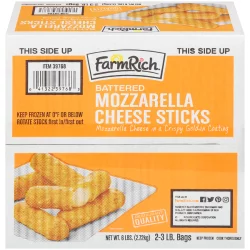 Farm Rich Battered Mozzarella Cheese Sticks