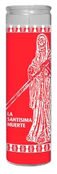 St. Jude Santisima Muerte Red Wax