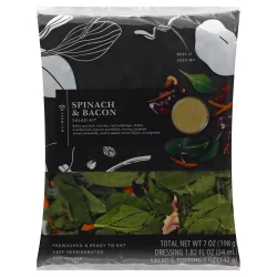 Publix Premium Spinach & Bacon Salad Kit
