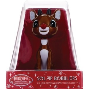 slide 1 of 1, Rudolph Characters Solar Bobblers, 1 ct