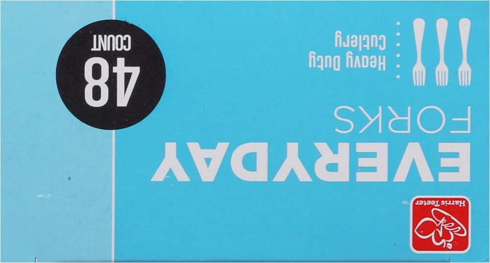 slide 5 of 6, Harris Teeter Heavy Duty Everyday Forks, 48 ct