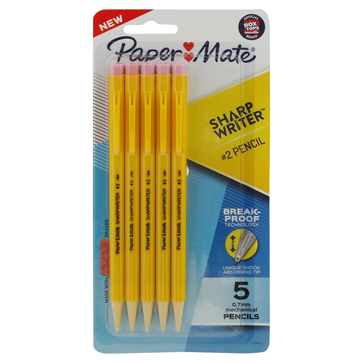 slide 1 of 9, Paper Mate SharpWriter No.2 Mechanical Pencils 5 ea, 5 ct