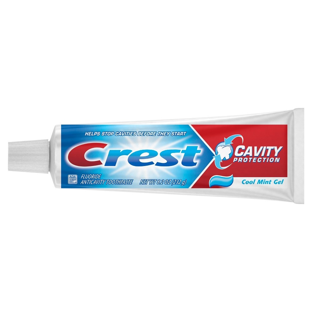 slide 4 of 4, Crest Cavity Protection Liquid Gel Toothpaste - Cool Mint, 8.2 oz