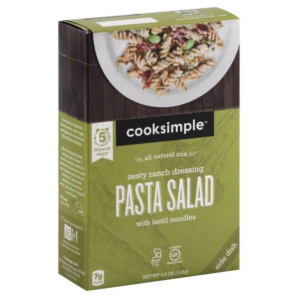 slide 1 of 1, Cooksimple Pasta Salad 4 oz, 4 oz