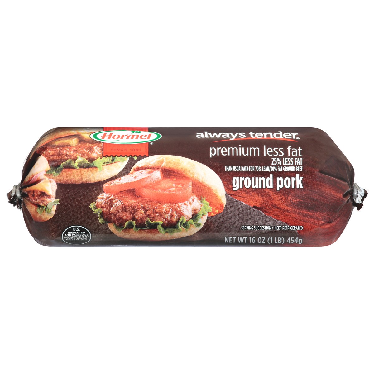 slide 1 of 9, Hormel Always Tender Ground 70%/30% Pork 16 oz, 16 oz