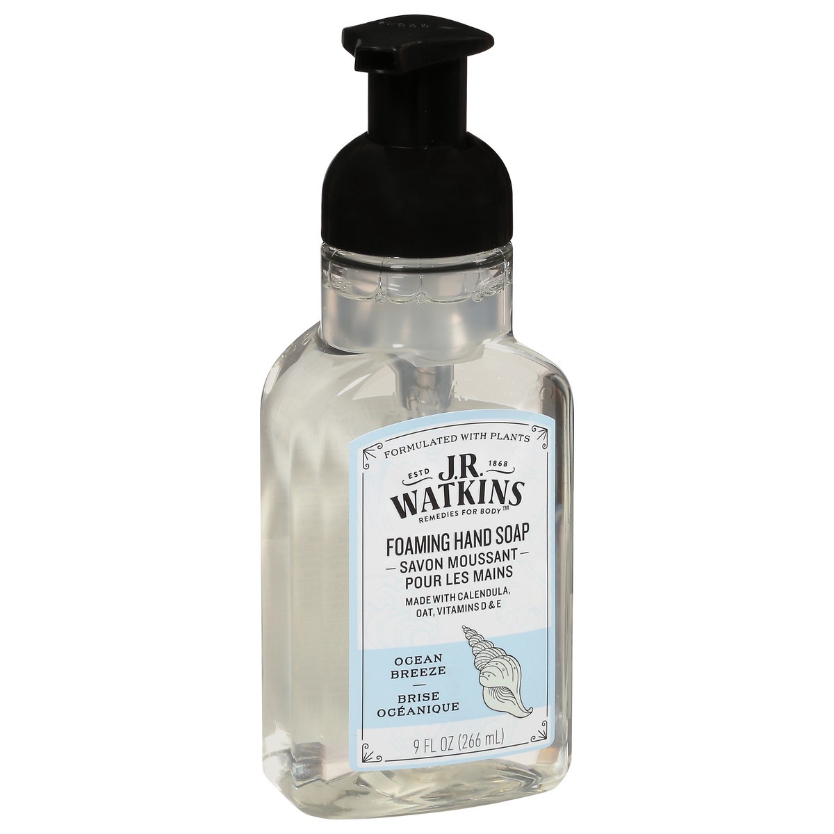 slide 3 of 9, J.R. Watkins Hand Soap, Foaming, 9 Fl Oz, Ocean Breeze, 9 fl oz