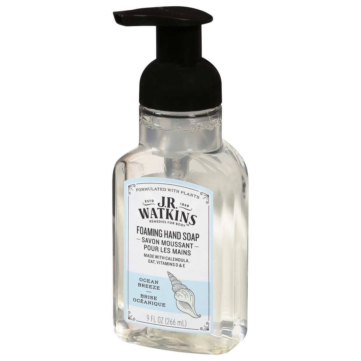 slide 6 of 9, J.R. Watkins Hand Soap, Foaming, 9 Fl Oz, Ocean Breeze, 9 fl oz
