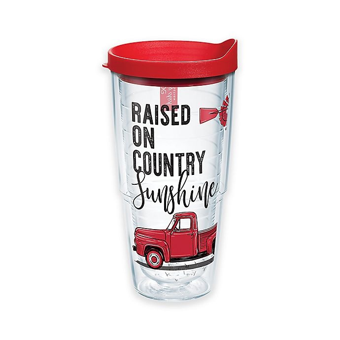 slide 1 of 1, Tervis Raised on Country Sunshine Tumbler with Lid, 24 oz
