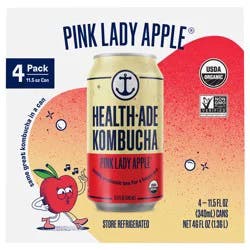 Health-Ade Health Ade Kombucha- Pink Lady Apple- 4 ct