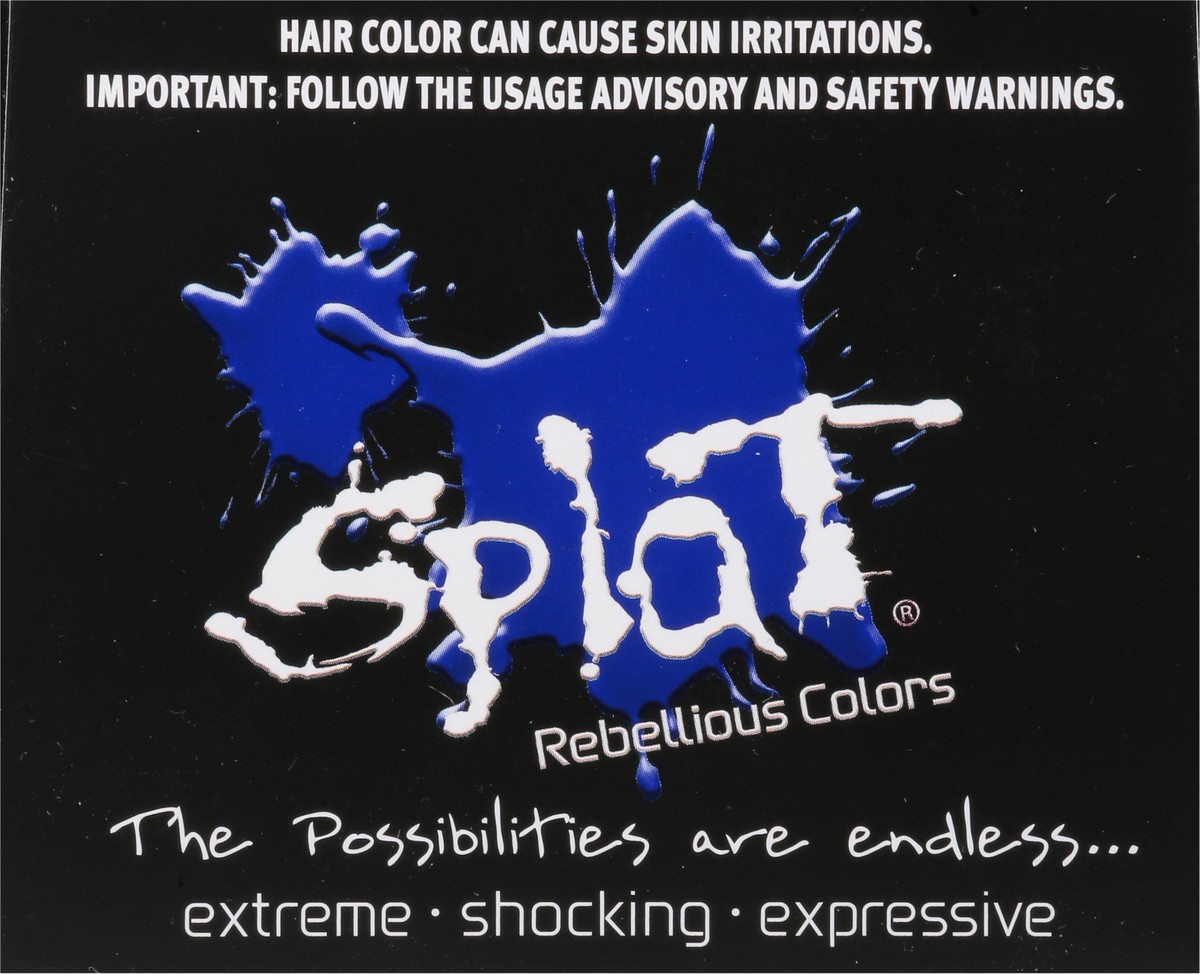 slide 9 of 9, Splat Blue Envy Rebellious Colors Hair Color Kit, 1 ct