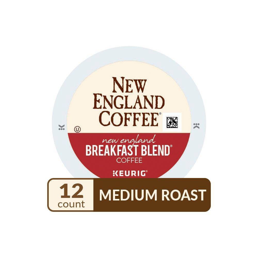 slide 2 of 5, New England Coffee New England Breakfast Blend Medium Roast Coffee Pods - 12ct, 12 ct; 0.4 oz