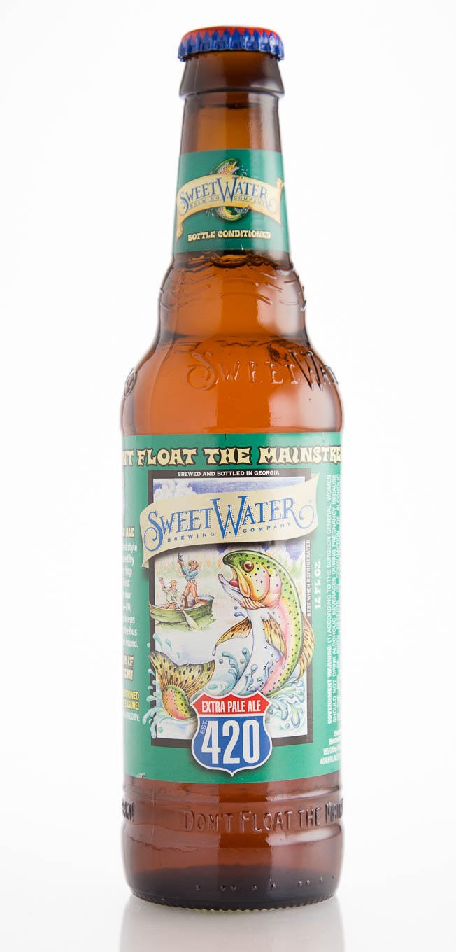 slide 1 of 1, SweetWater Brewing Company Sweetwater Beer Ale Extra Pale 420 In Bottles, 12 fl oz