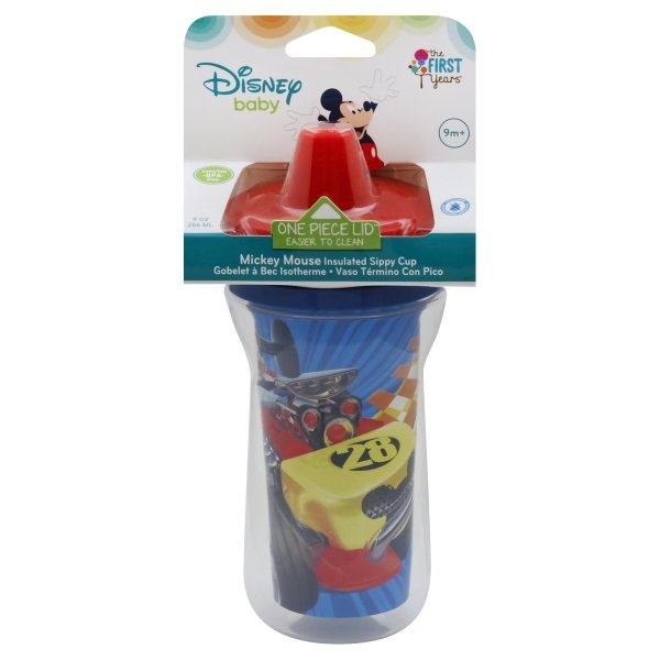 slide 1 of 1, The First Years Mickey Mouse Insulated Sippy Cup, 7 oz