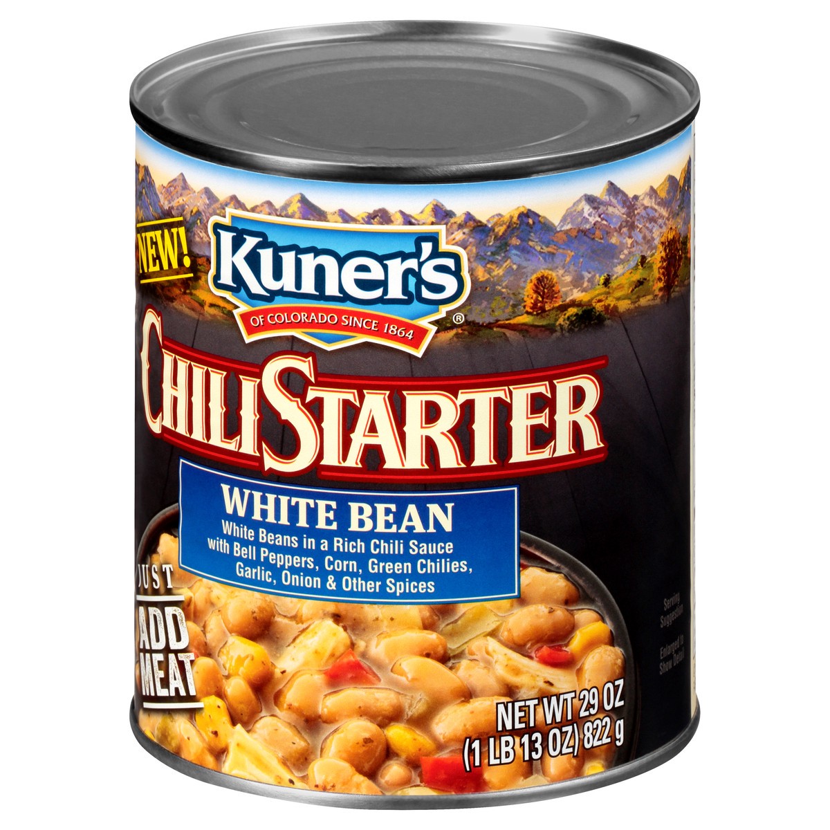 slide 3 of 10, Kuner's White Bean Chili Starter 29 oz, 29 oz