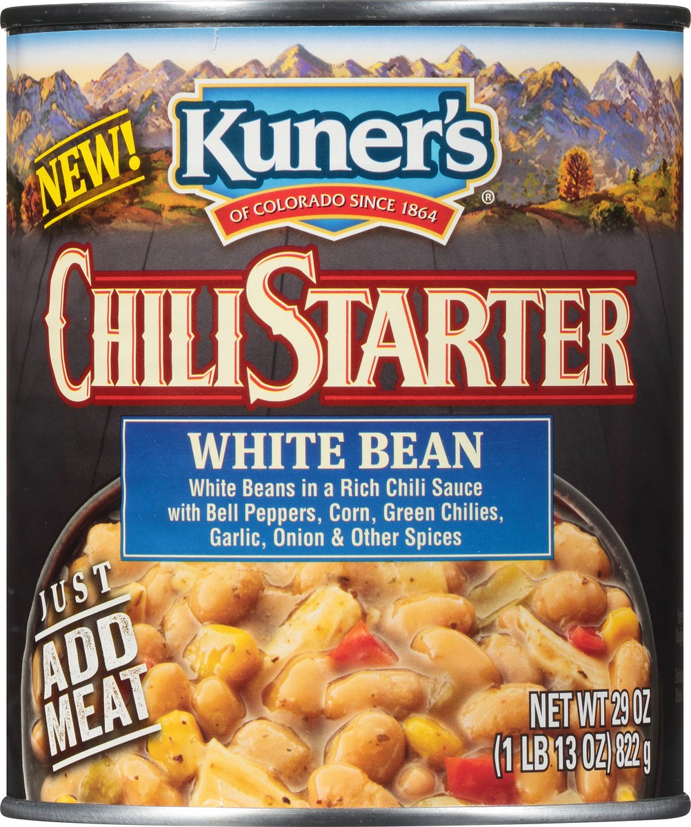 slide 10 of 10, Kuner's White Bean Chili Starter 29 oz, 29 oz