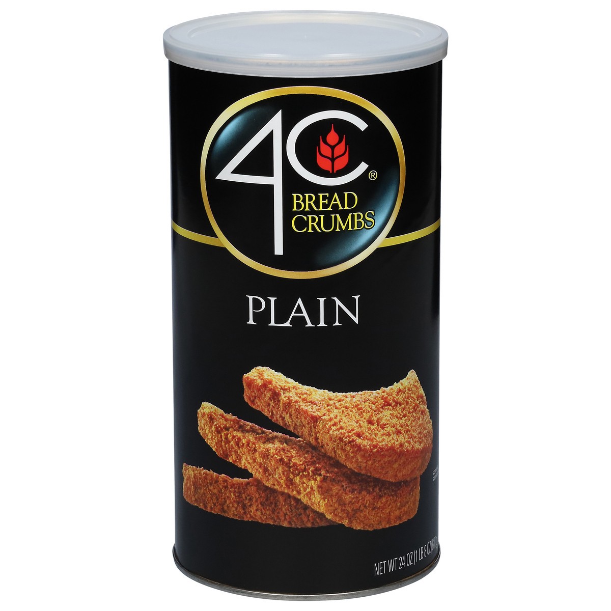 slide 1 of 9, 4C Foods Bread Crumbs, Plain, 24 oz