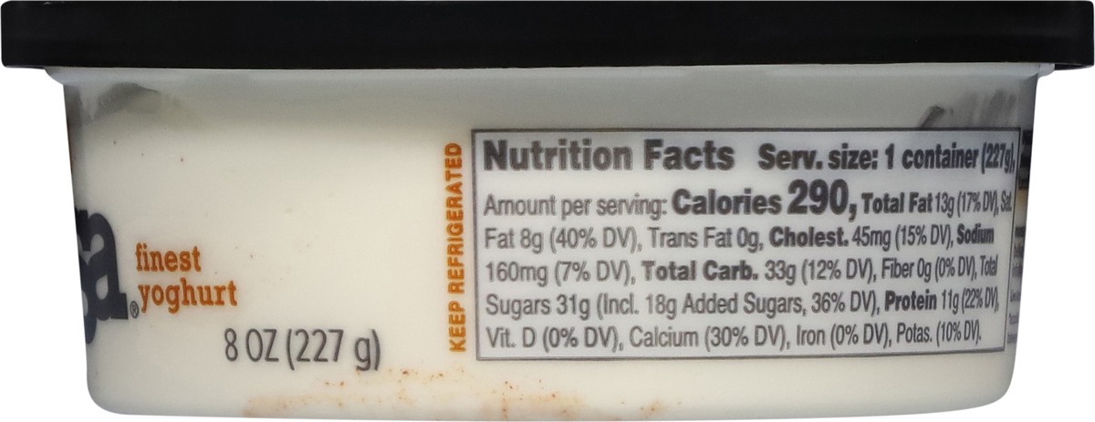 slide 14 of 14, Noosa Yoghurt, Cinnamon Roll, 8/8oz Case, 8 oz