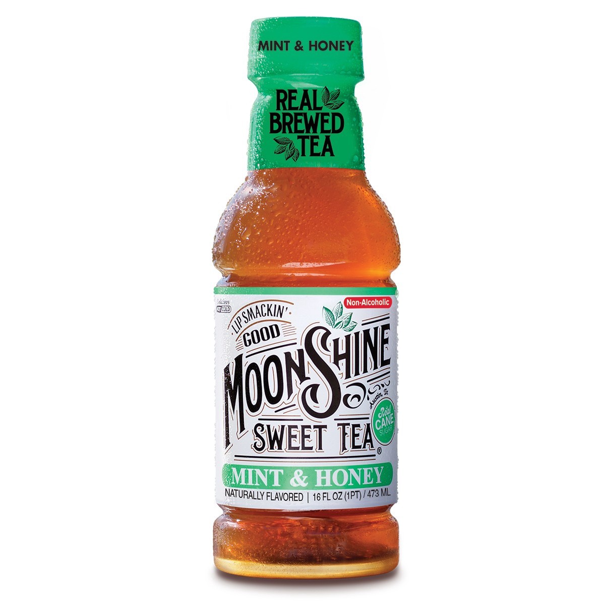 slide 1 of 4, MoonShine Sweet Tea Mint & Honey - 16 fl oz Bottle, 16 fl oz