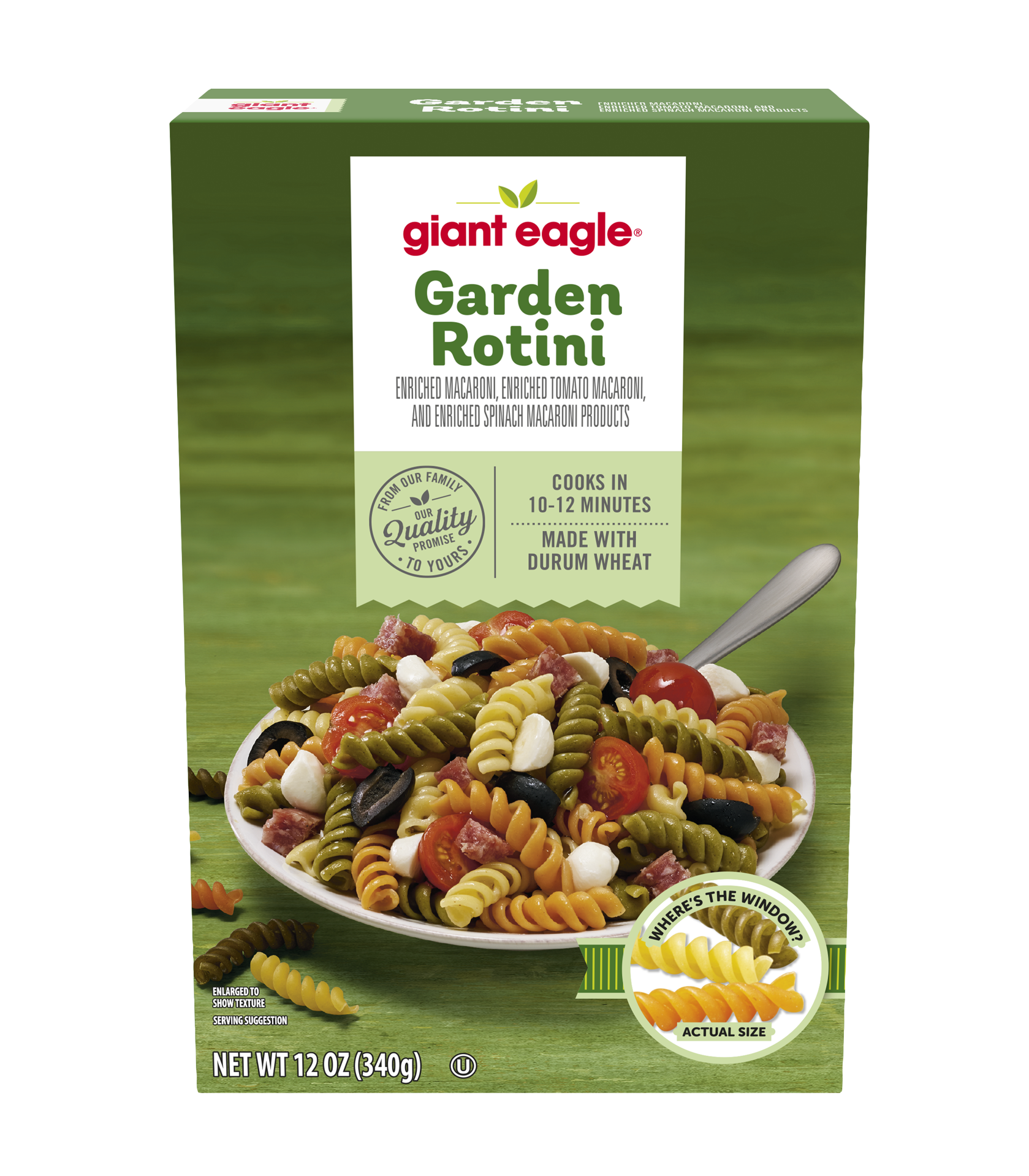 slide 1 of 1, Giant Eagle Garden Rotini, 12 oz