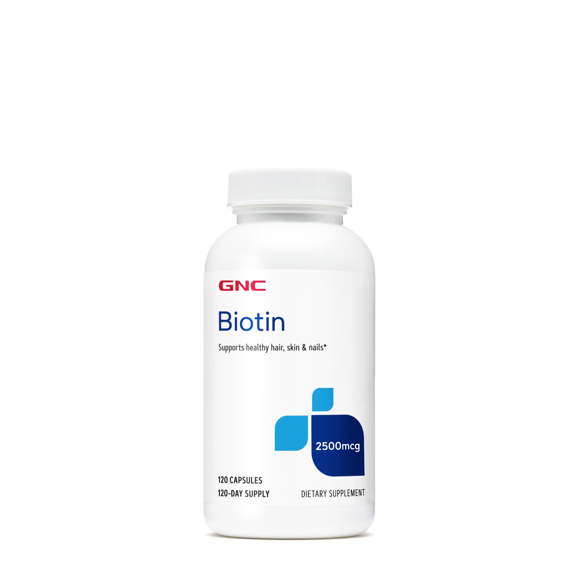 slide 1 of 1, GNC Biotin - 2500 mcg, 120 ct