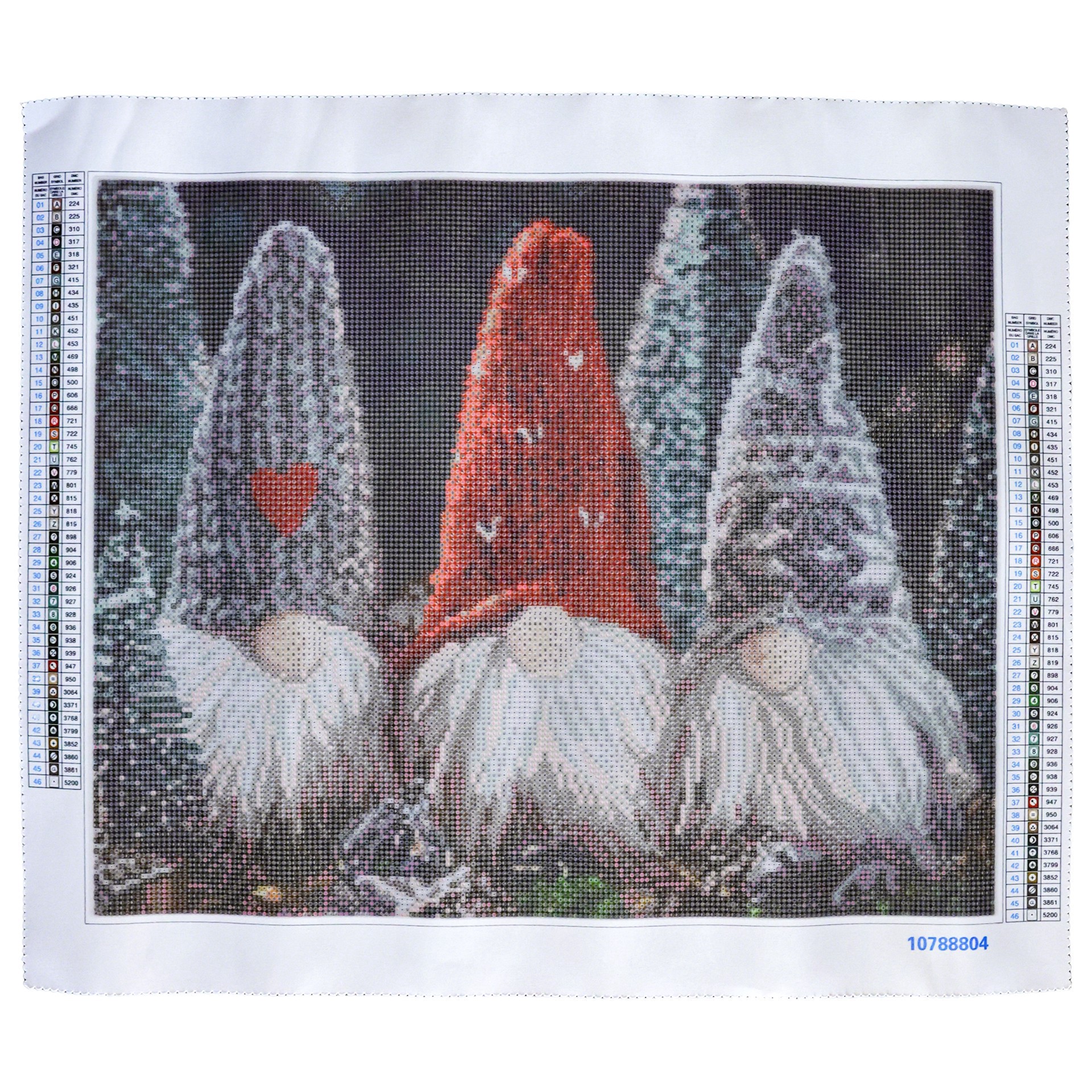 slide 4 of 4, 16" X 20" Gnomes Diamond Art Kit By Make Market, 16 in x 20 in