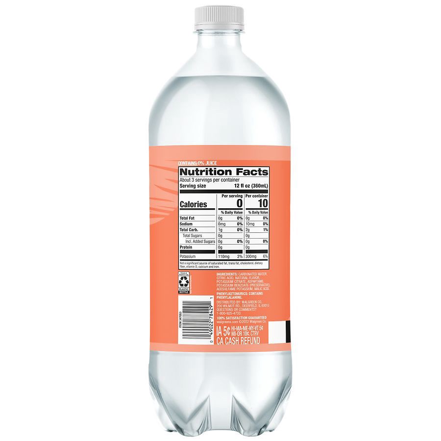 slide 4 of 5, Nice! Sparkling Water Peach - 1 liter, 1 liter