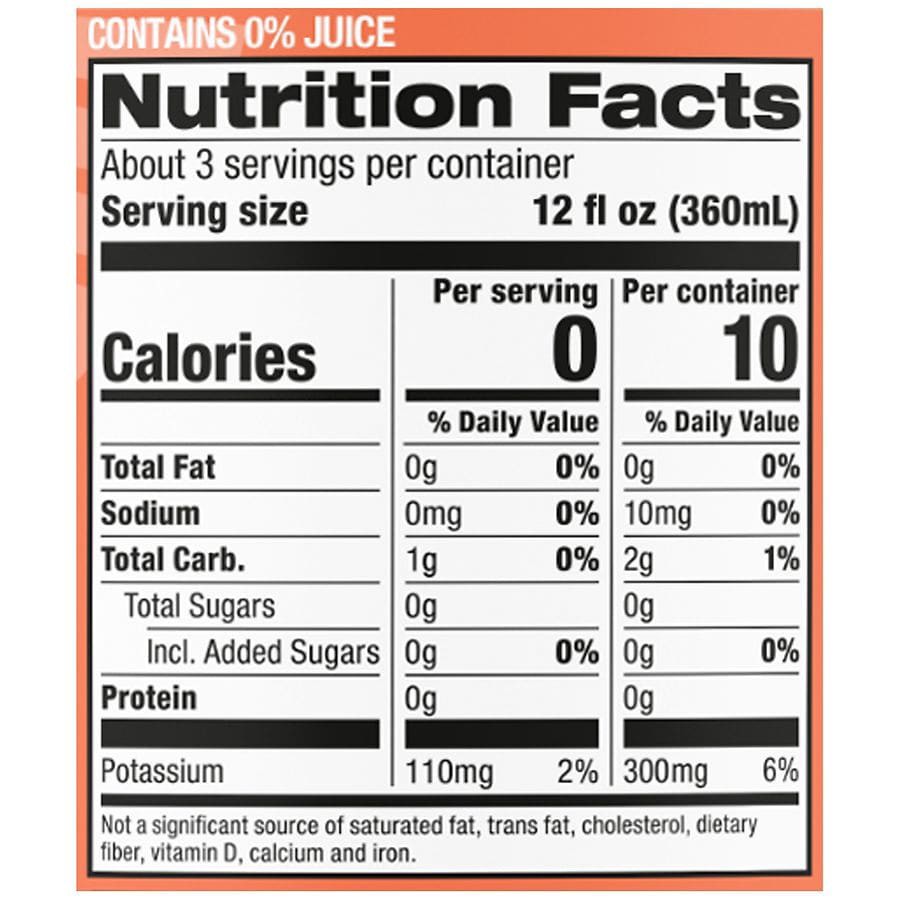 slide 3 of 5, Nice! Sparkling Water Peach - 1 liter, 1 liter