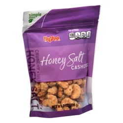 Hy-Vee Cashews, Honey Salt