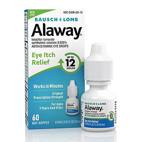 slide 1 of 1, Alaway Antihistamine Allergy Eye Drops - 0.34 Fl. Oz., 0.34 fl oz