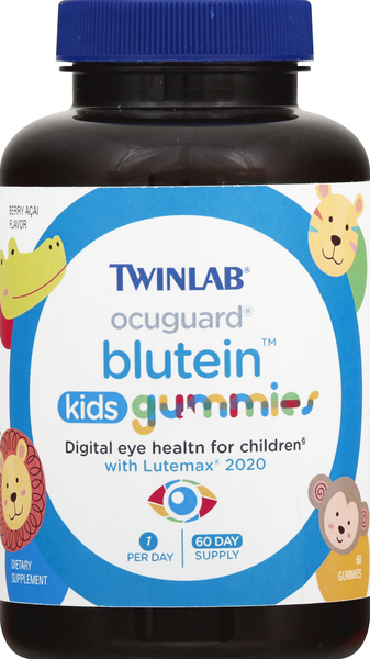 slide 1 of 1, Twinlab Blutein Kids Gummies, 60 ct