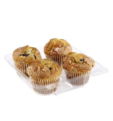 Raley's Blueberry Muffins - 4 pc