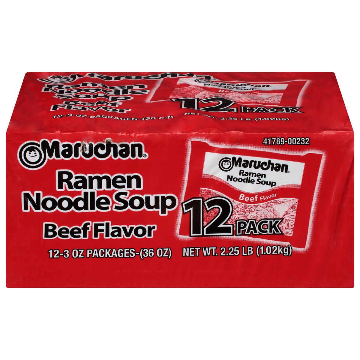 slide 4 of 4, Maruchan Beef Flavor Ramen Noodle Soup 12 - 3 oz Packs, 12 ct