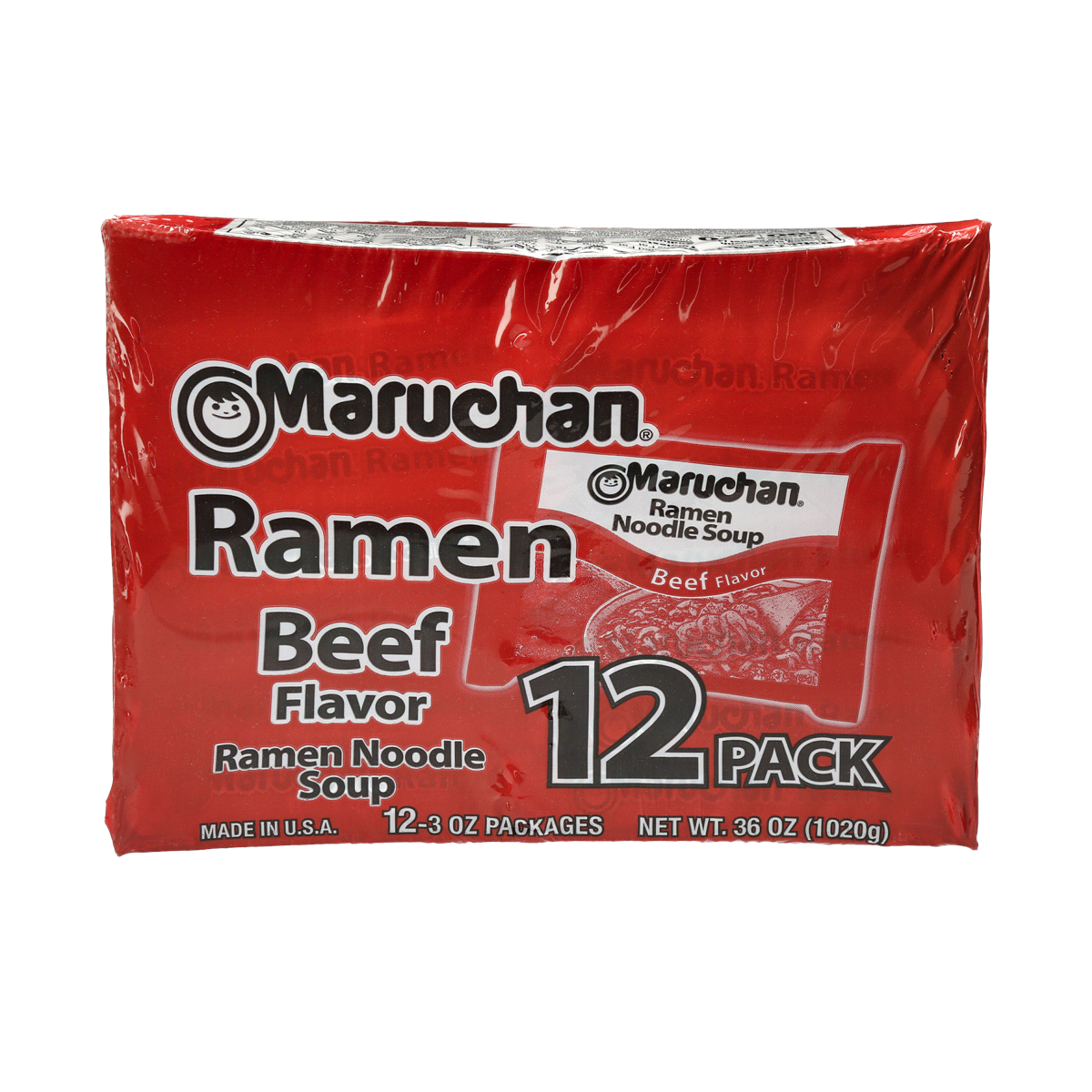 slide 1 of 8, Maruchan® ramen, beef, 12 ct; 3 oz