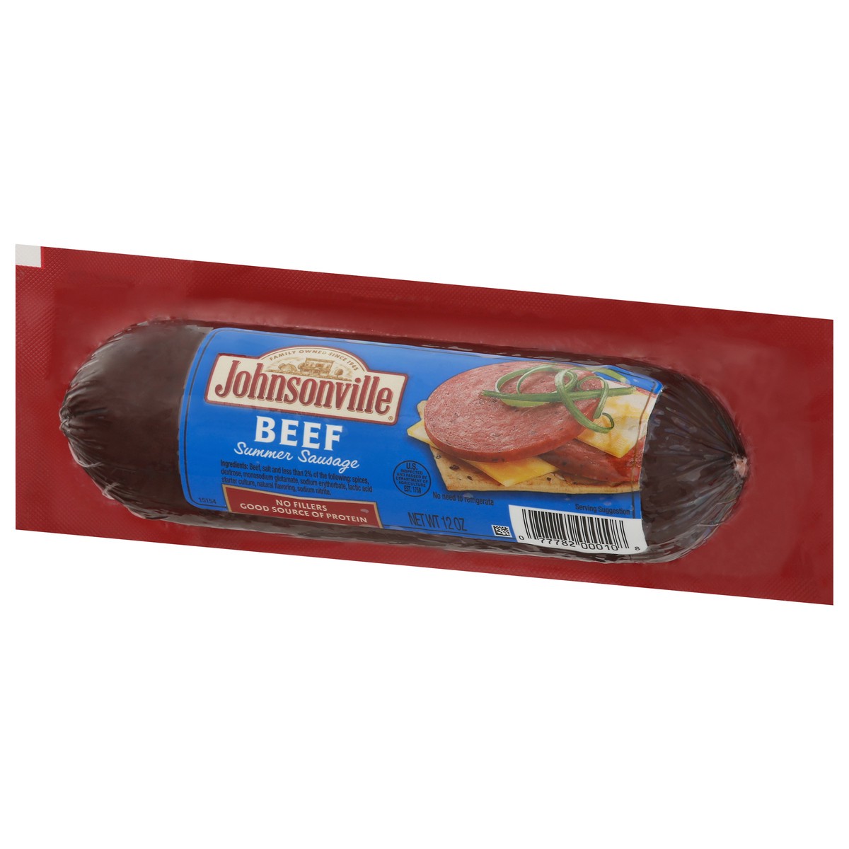 slide 4 of 9, Johnsonville Beef Recipe Snack Summer Sausage - 12oz, 12 oz