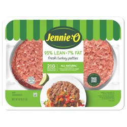 Jennie-O 93% Lean 7% Fat Turkey Patties
