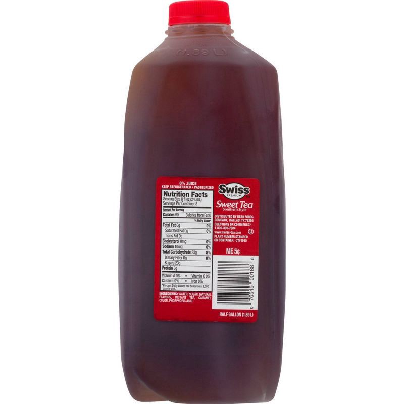 slide 4 of 5, Swiss Premium Iced Tea, With Lemon Flavor, Diet - 64 oz, 64 oz