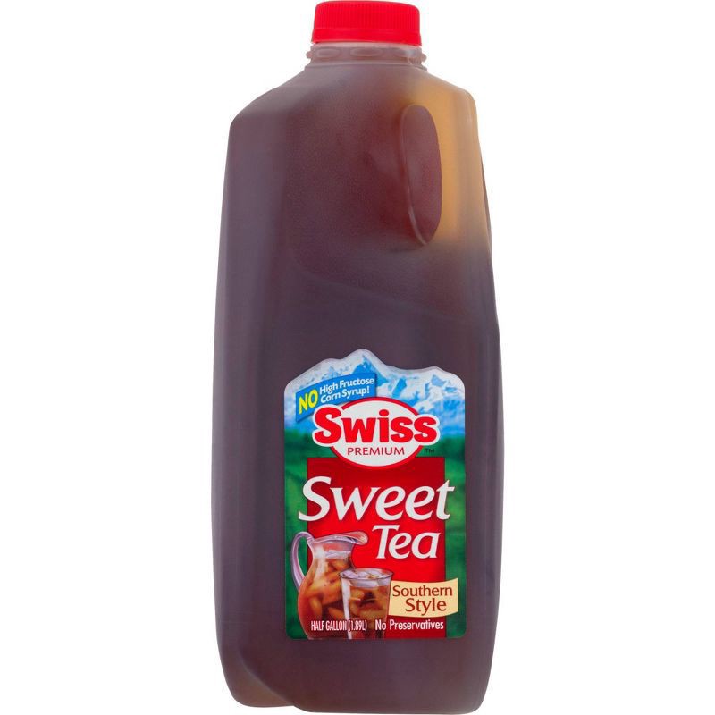 slide 1 of 5, Swiss Premium Iced Tea, With Lemon Flavor, Diet - 64 oz, 64 oz