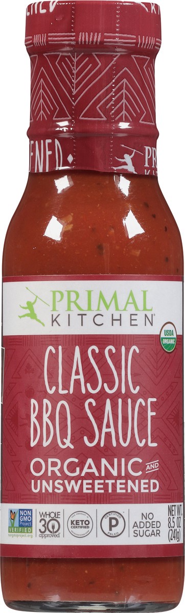 slide 6 of 9, Primal Kitchen Organic Unsweetened Classic Bbq Sauce, 8.5 oz