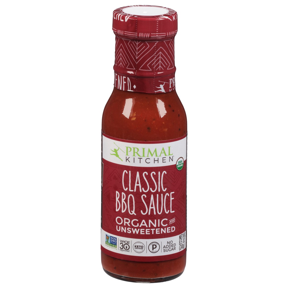 slide 1 of 9, Primal Kitchen Organic and Unsweetened Classic BBQ Sauce - 8.5oz, 8.5 oz