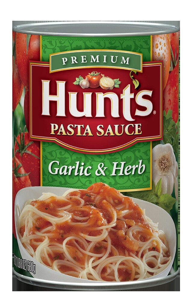 slide 1 of 1, Hunt's Garlic & Herb Pasta Sauce Case, 12 ct; 24 oz