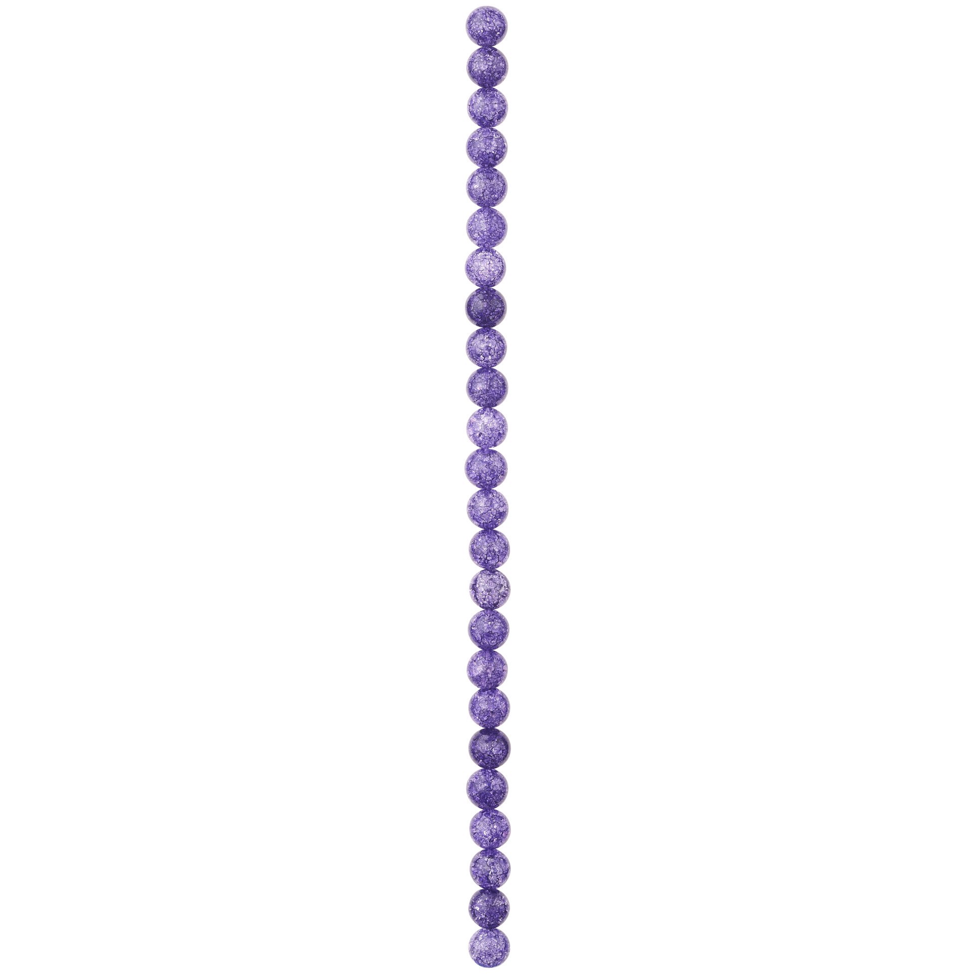 slide 2 of 3, Purple Crackled Quartzite Round Beads, 8mm By Bead Landing, 8mm