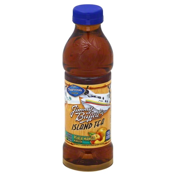 slide 1 of 1, Margaritaville Brewing Co. Island Tea Peach Mango Black Tea, 18.5 fl oz